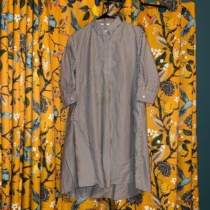 Uniqlo | Dresses | Uniqlo Maxi Dress Ribbed Minimalist Gray Large Fit Flare  Preppy Knit Bodycon | Poshmark